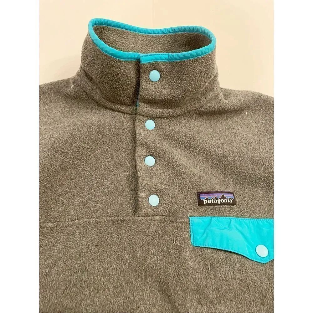 Patagonia Womens Size XS Synchilla Snap T Fleece Pullover sweatshirt 25455 - Picture 7 of 8